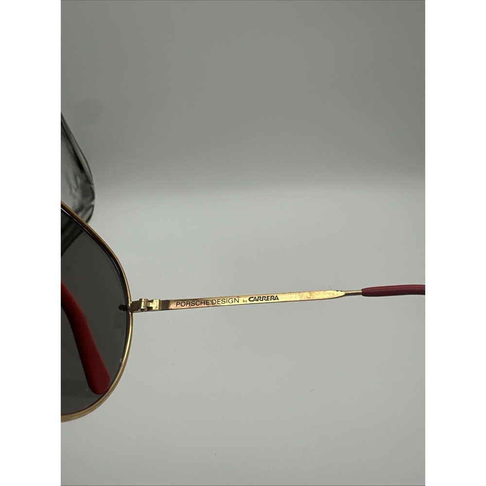Carrera Porsche Design 5623 Vintage Aviator Sunglasses Gold Red Austria - Picture 2 of 9